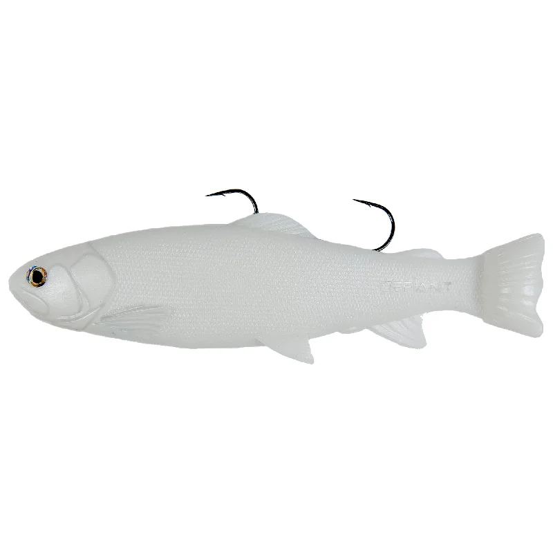 Fishing line braid tray-DEFIANT 210 8.25" Swimbait Pearl