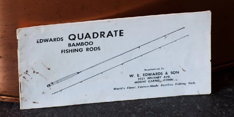 Fishing rod rotating clamp-Edwards Quadrate Rod Catalog - 1955