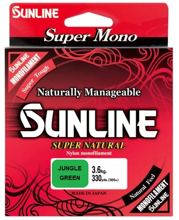 Fishing reel clutch adjuster-Sunline Super Natural Nylon Monofilament Line 330 yd