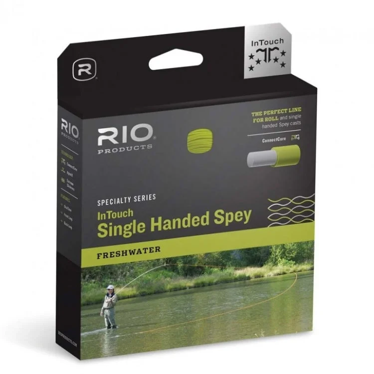 Fishing line knot case-Rio In Touch 3D Single Handed Spey Line - Float/Hover/Intermediate