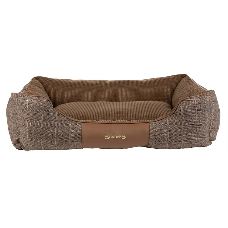 Fishing rod fixed clamp-Scruffs Windsor Box Dog Bed - Chestnut - Medium