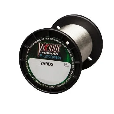 Fishing reel tension tray-Vicious Fluorocarbon Clear 500yd 8lb