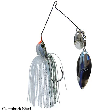 Fishing tackle utility clamp-Z-MAN SlingbladeZ Spinnerbait 1/2oz Wil/Col Greenback Shad