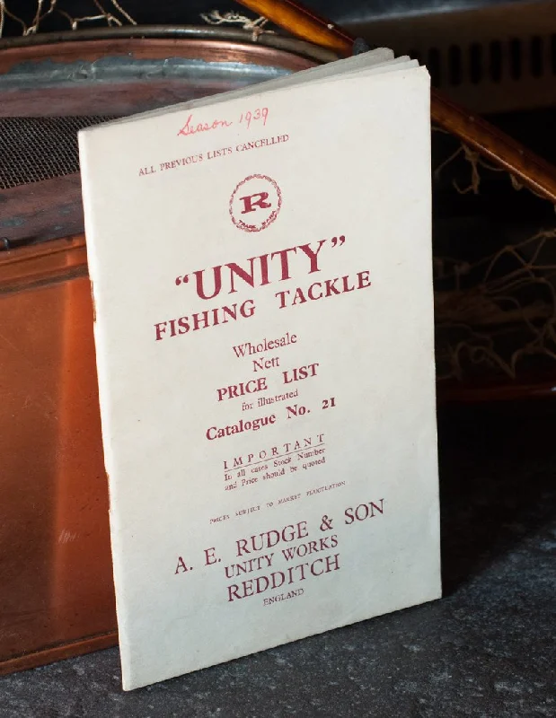 Fishing tackle multi-layer clamp-AE Rudge & Son / Unity Works Fishing Tackle Catalogue 1939