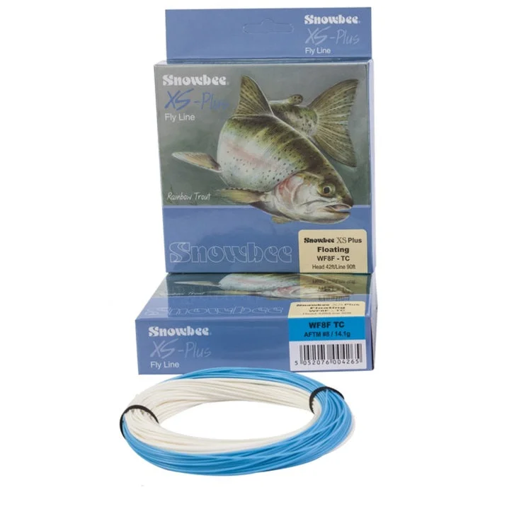 Fishing line braid guide-Snowbee WFFTC XS Plus Twin Colour Floating Fly Line