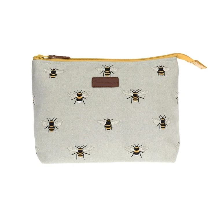 Fishing hook knot guide-Sophie Allport Bees Canvas Wash Bag