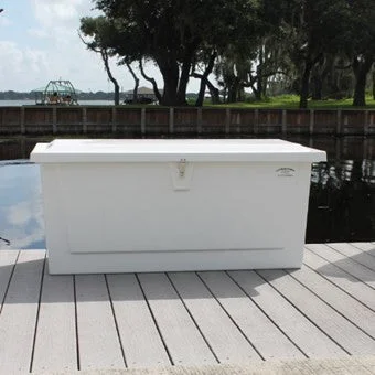 Fishing hook angle tray-Fiberglass Dock Box - 24"H X 54"W X 22"D - CM054-S