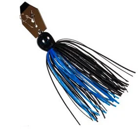 Fishing line braid case-Z-MAN Chatterbait Mini Max 3/8oz Black/Blue