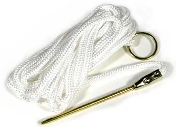 Fishing hook tension tray-Eagle Claw Stringer Braided Nylon 15'