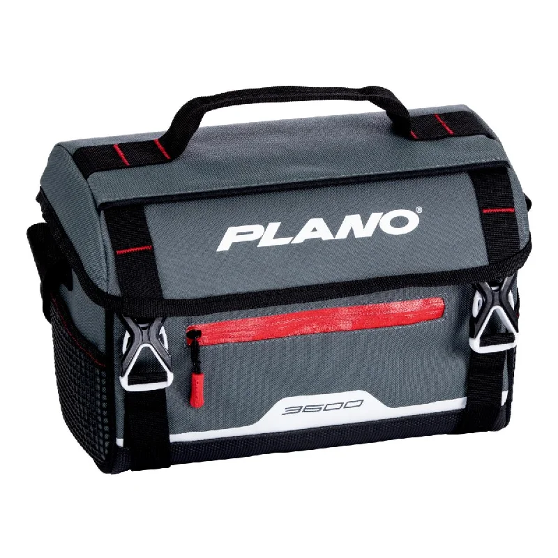 Fishing rod exhibit clamp-Plano Weekend Soft Sider Tackle Bag 3600