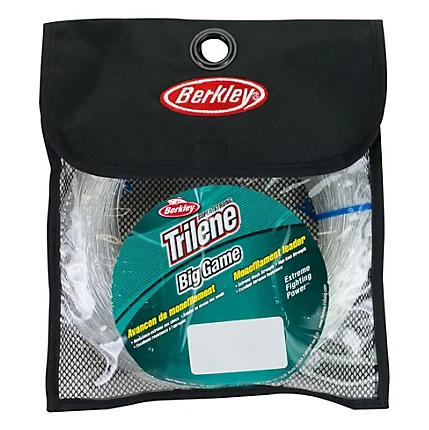 Fishing reel spool case-Berkley Trilene Big Game Monofilament Clear Leader Coil 110 Yards