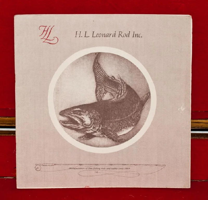 Fishing line knot tray-Leonard Rod Company 1977-1978 Catalog