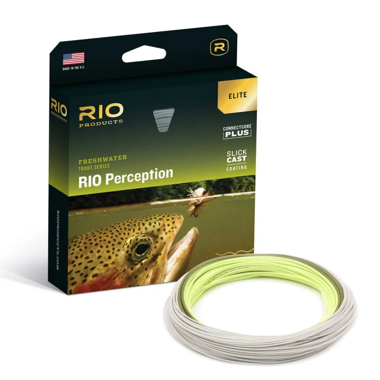 Fishing rod support stand-Rio Perception Elite Floating Fly Line - Green/Camo/Gray