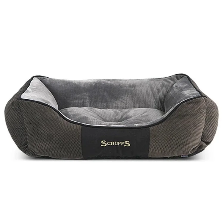 Fishing rod fixed tray-Scruffs Chester Box Dog Bed - Graphite