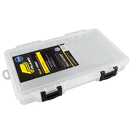 Fishing line twist clamp-Storage Box with 1 Compartments, Plastic, 1 57/64 in H X 8.9 in W