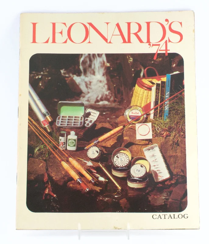 Fishing tackle portable rack-Leonard Rod Co. 1974 Catalog