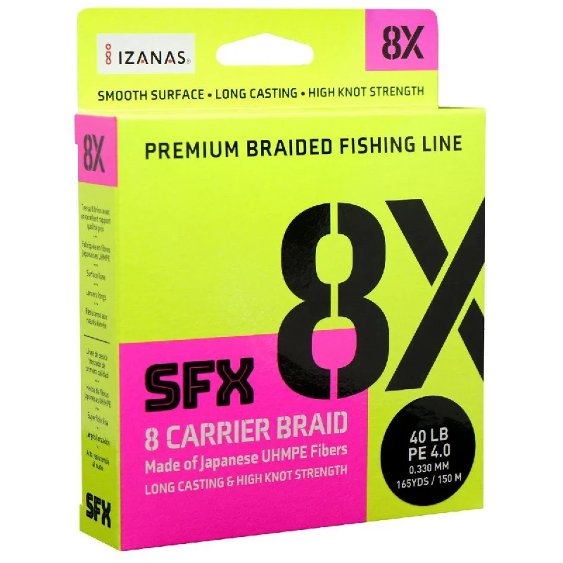 Fishing reel spool clamp-Sufix SFX 8X Braid 300m