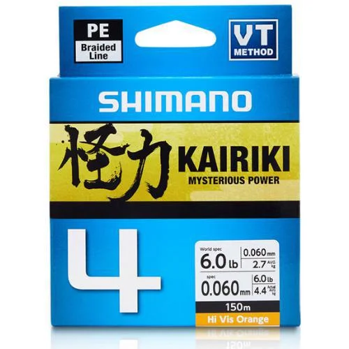 Fishing line loop clamp-Shimano Kairiki 4 Braid 150m