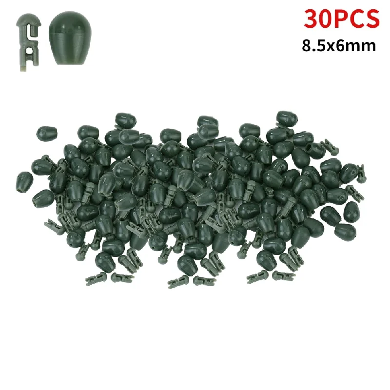 30pcs Green 8.5x6mm