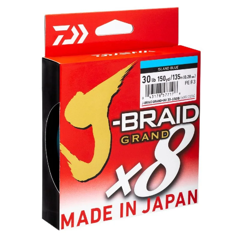 Fishing reel bearing adjuster-Daiwa J-Braid Grand x8 150m