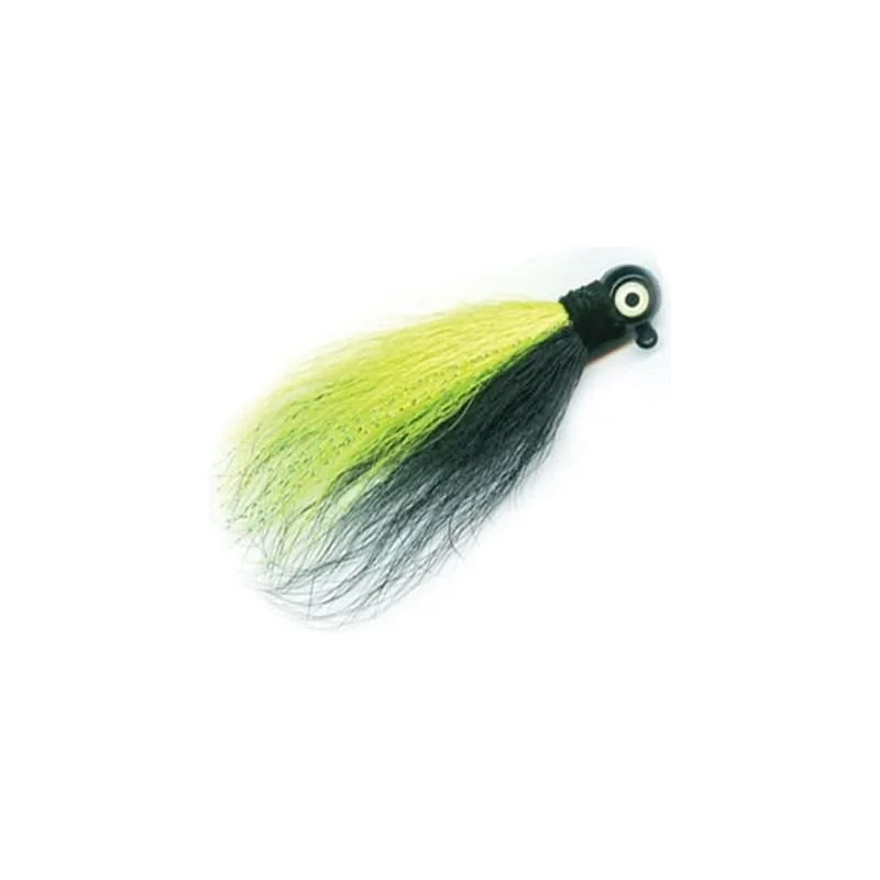 Black Head/Black/Chartreuse Body