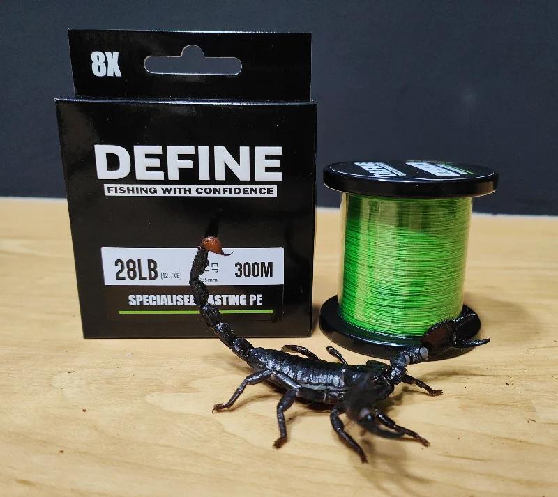 Fishing rod fixed clamp-DEFINE SPECIALISED CASTING PE LINE X8 (BRAID FISHING LINE) (500M)