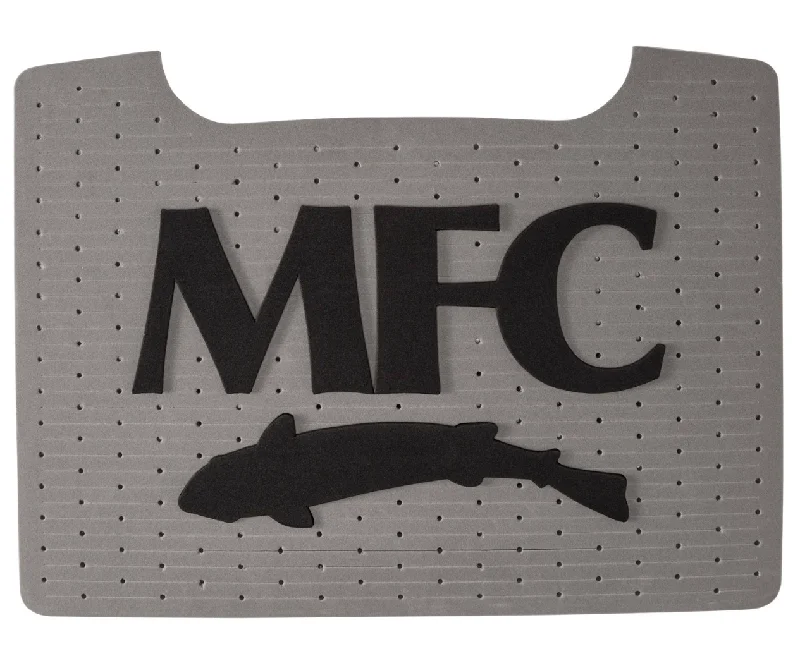 Fishing tackle portable rack-MFC Boat Box Foam Fly Patch - Gray with Black MFC Logo