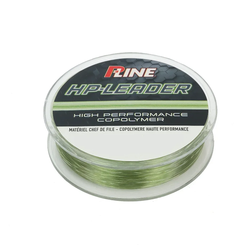 Fishing rod rotating clamp-P-Line HP Leader Copolymer Material | 12 Lb.; Moss Green; 50 Yds.