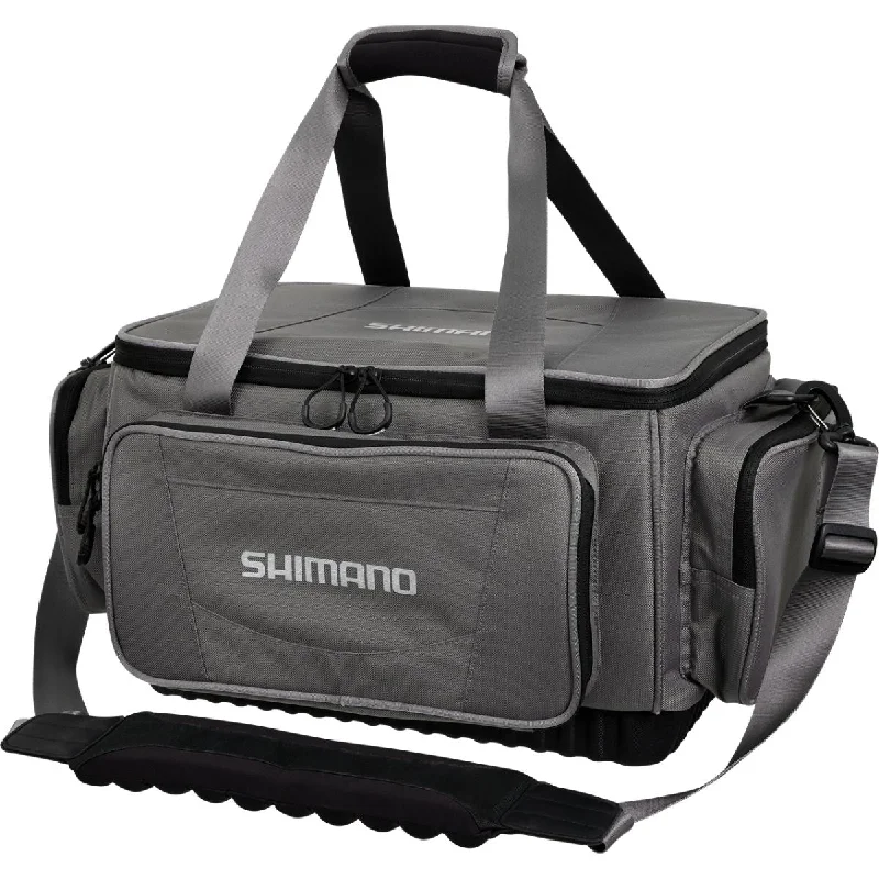 Fishing hook angle clamp-Shimano Tackle Bag Large Grey