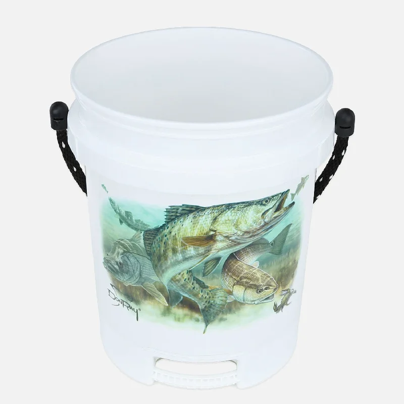 Fishing reel drag clamp-Speckled Trout Bucket