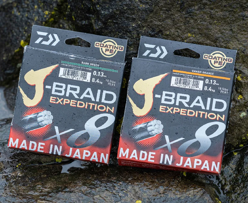 Fishing bait slicing clamp-Daiwa J-Braid Expedition X8 Fishing Line 150m - All Colours & Breaking Strains