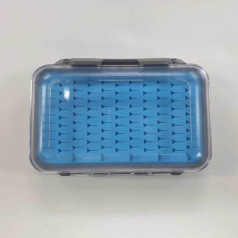 Fishing tackle multi-layer case-Flicon Double Sided Silicon Fly-Box - Small