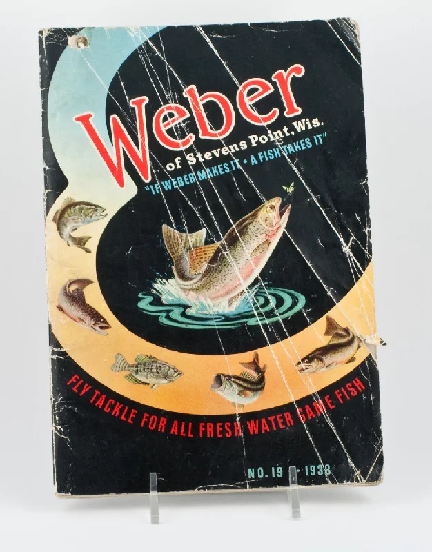 Fishing reel spool clamp-Weber 1938 Fishing Tackle Catalog