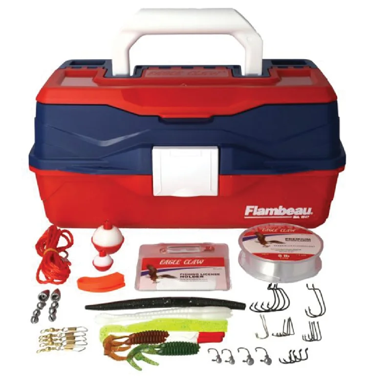 Fishing tackle multi-layer case-Go Fish Extreme Tackle Box Kit