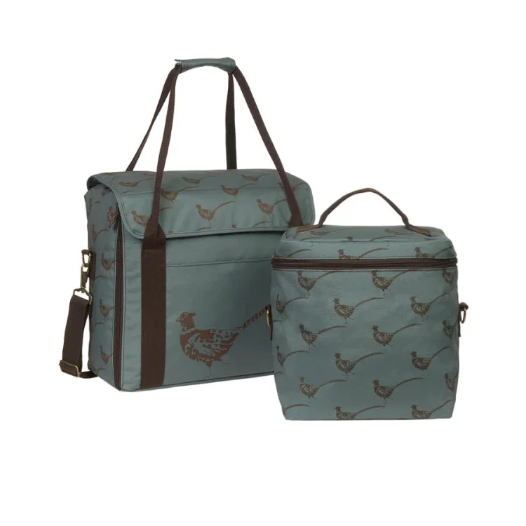 Fishing tackle compact pouch-Sophie Allport Pheasant Statement Picnic Bag