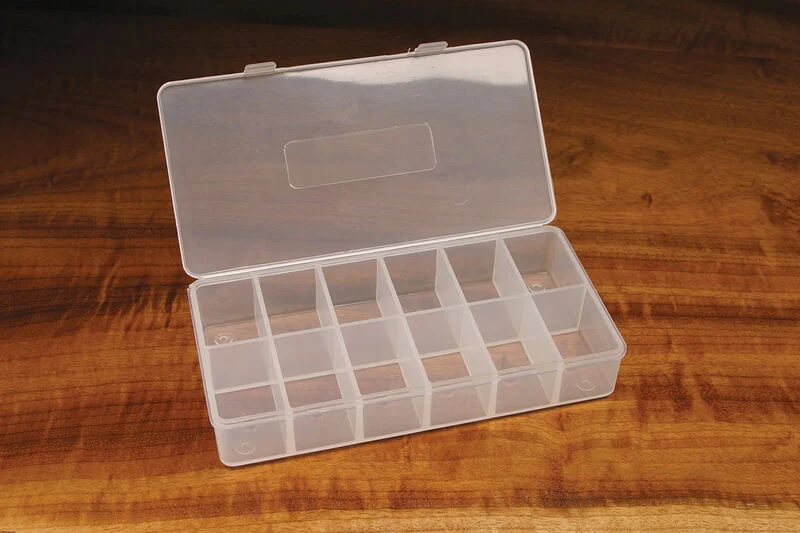 Fishing bait drying clamp-Hareline Dubbing Box 12 compartments