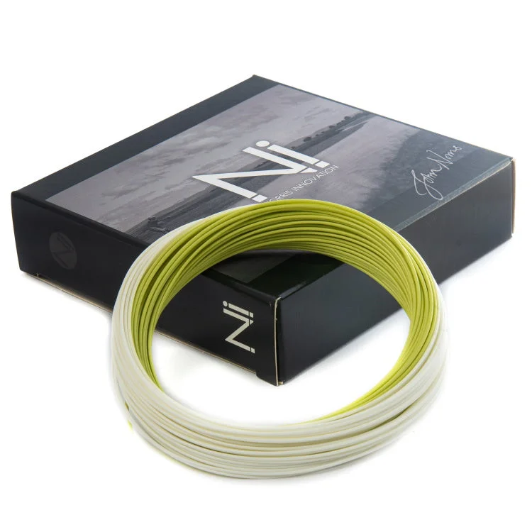 Fishing line splice tray-John Norris Ni1 Presentation Stealth Floating Fly Line - White/Olive