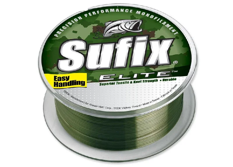 Fishing rod balance case-Sufix Elite Monofilament Camo 330 Yards