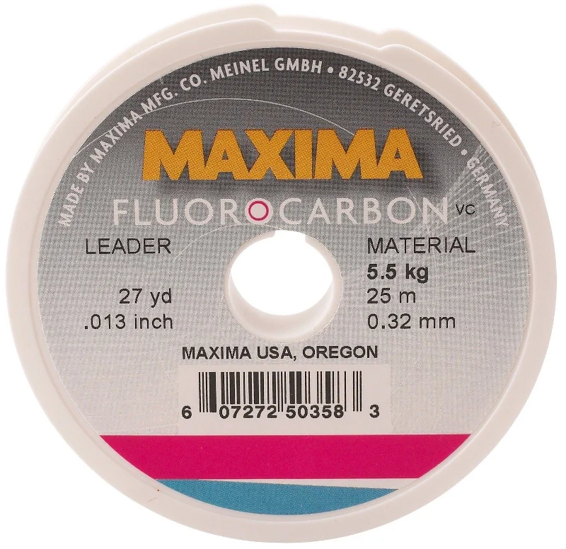 Fishing line splice tray-Maxima Fluorocarbon Leader Wheel