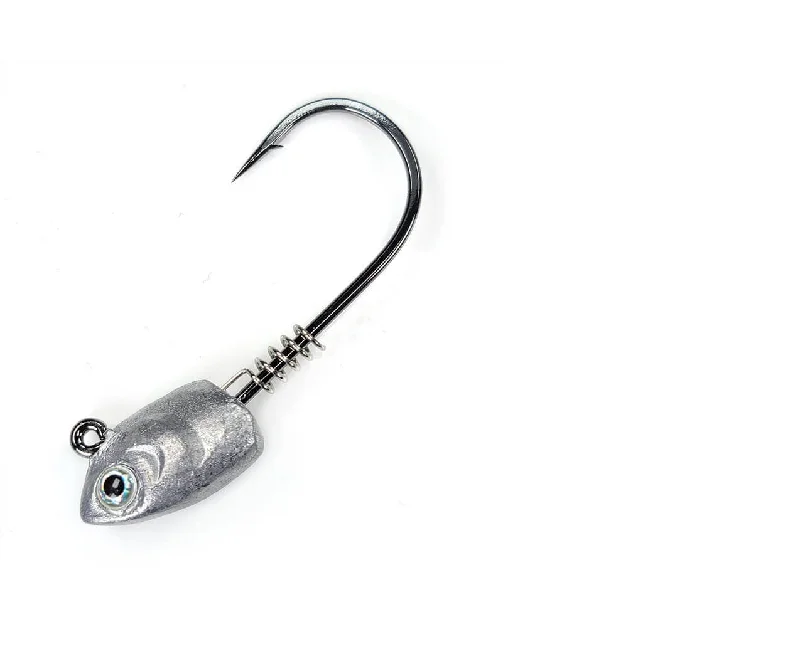 Fishing tackle portable clamp-Gamakatsu Swim Bait Head w/spring 4/0-3/16oz 3ct