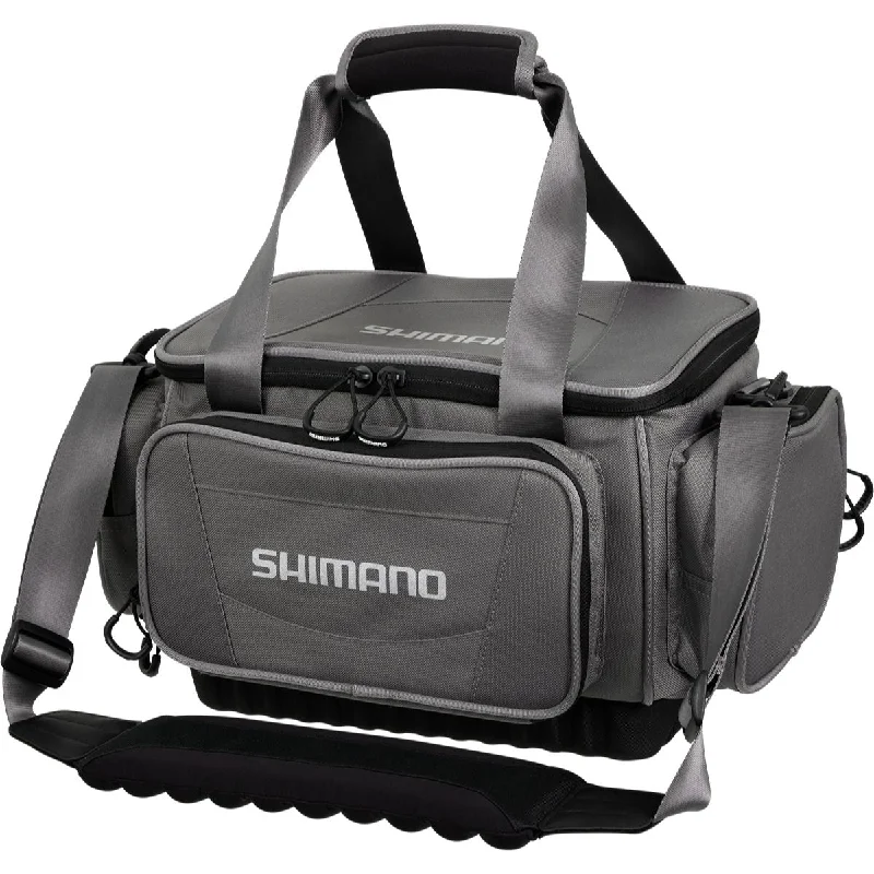 Fishing tackle waterproof tray-Shimano Tackle Bag Medium Grey