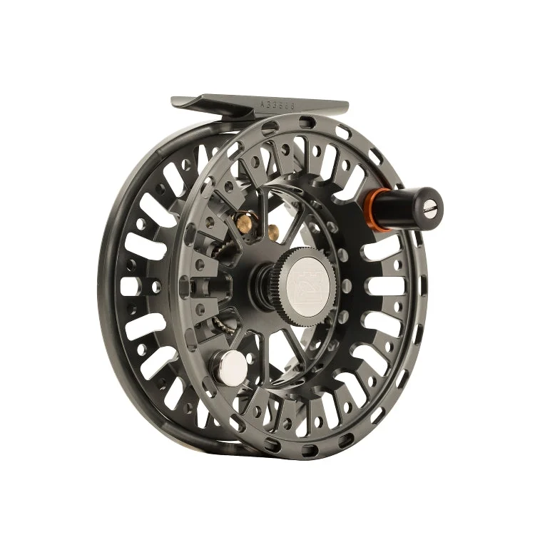 Fishing rod exhibit tray-Hardy HBX Fly Reel