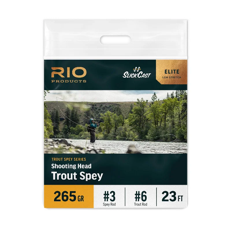 Fishing hook crimp case-Rio Elite Trout Spey Shooting Head