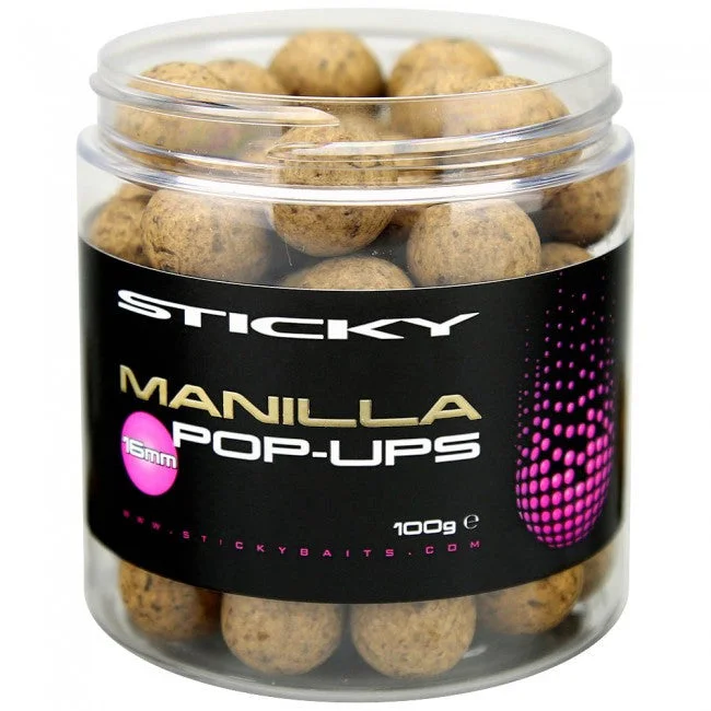 Fishing hook crimp clamp-Sticky Baits Manilla Pop-Ups