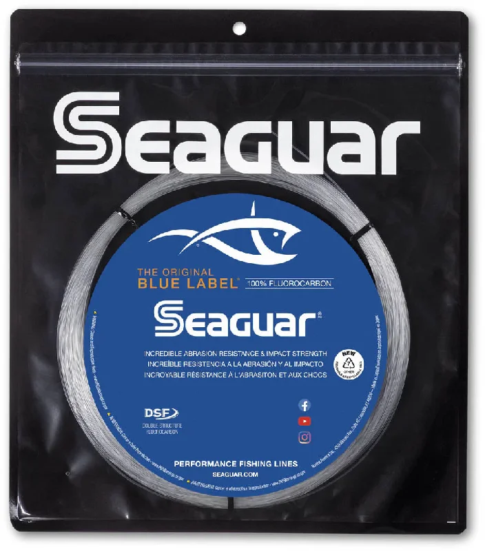 Fishing line spool balancer-Seaguar Blue Label Big Game Fluorocarbon 110 yards