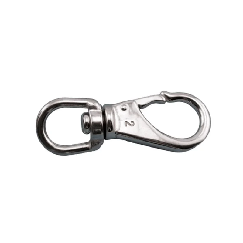 Fishing line splice clamp-Suncor Stainless - Swivel Eye Snap