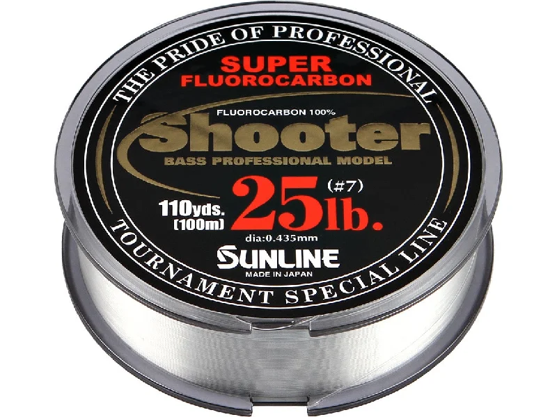 Fishing hook alignment clamp-Sunline Shooter Fluorocarbon 109-164 Yards