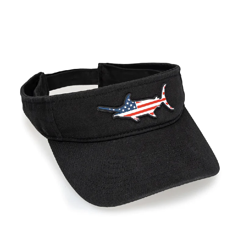 Fishing hook tension case-Fathom - Stars & Bars Visor