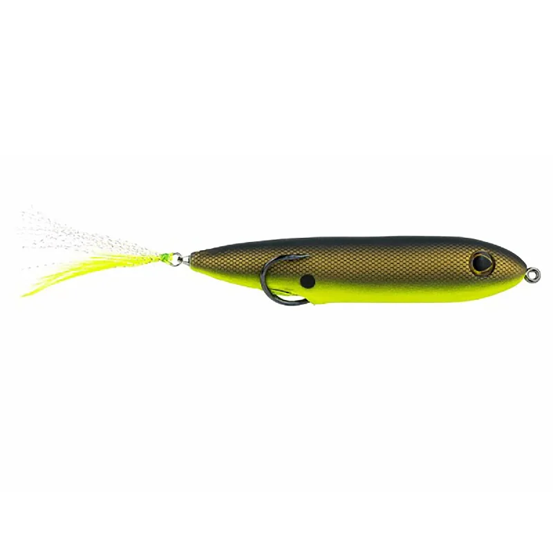 Fishing tackle multi-layer stand-American Baitworks Snag Proof Zoo Dog Chartreuse Shad 3 / 5 Oz - SP7150