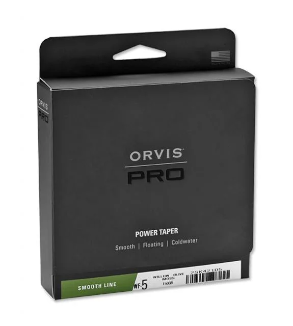 Fishing reel spool clamp-ORVIS PRO POWER TAPER SMOOTH FLOATING LINE